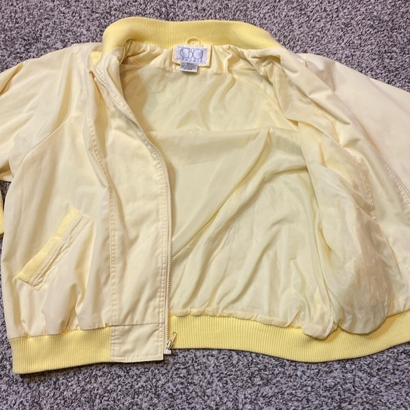 Vintage CBO New York Yellow Zip Up Jacket - Picture 5 of 6